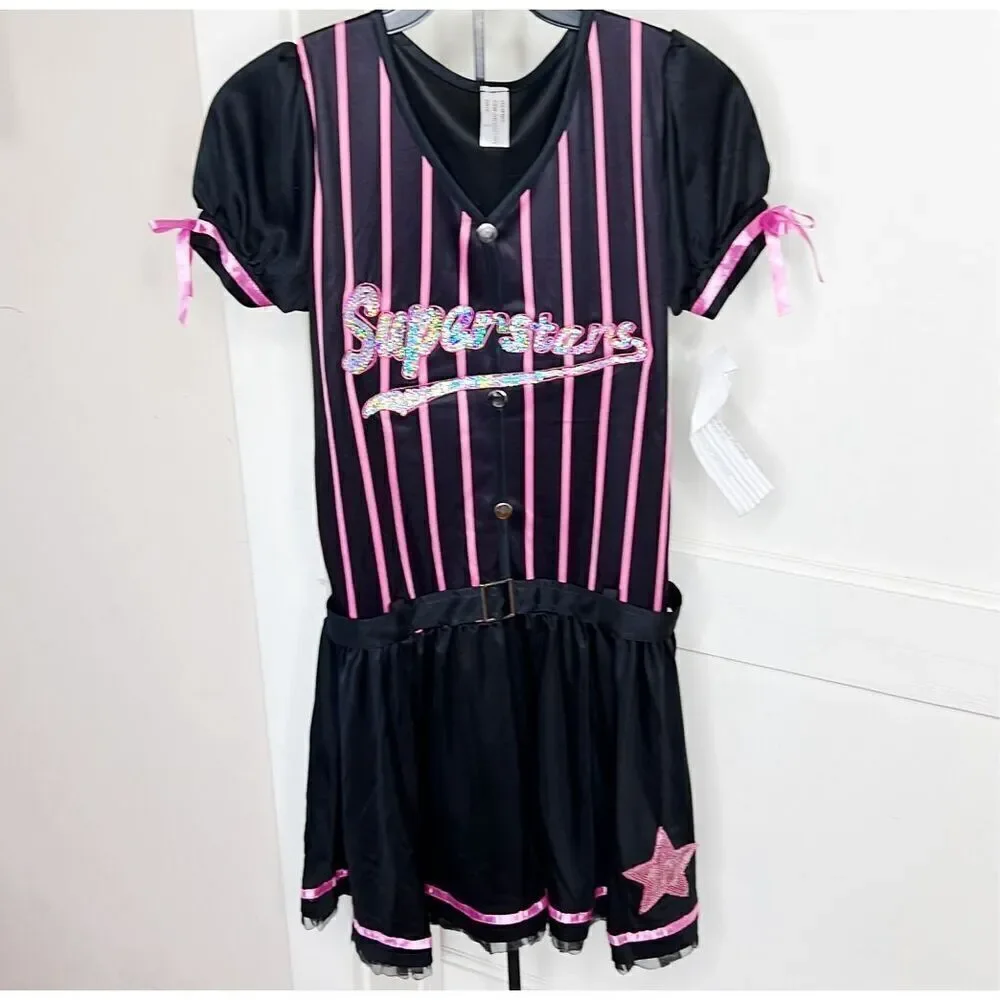 Dreamgirl Super Baseball Superstars Cutie Halloween Costume Teen Girls Size Smal